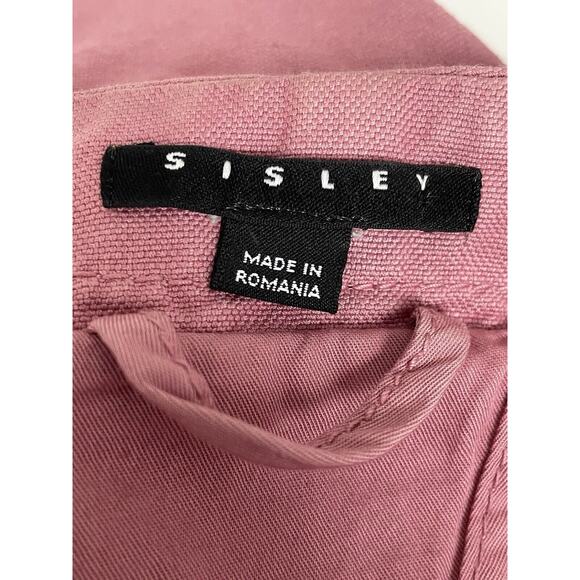 Sisley Jacket Blazer Single Breast Cotton Linen - Picture 10 of 12